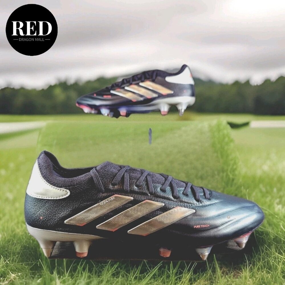 ADIDAS COPA PURE 2 ELITE KT PURPLE SILVER SG SOCCER CLEATS IG6396 - MEN'S SIZE 8